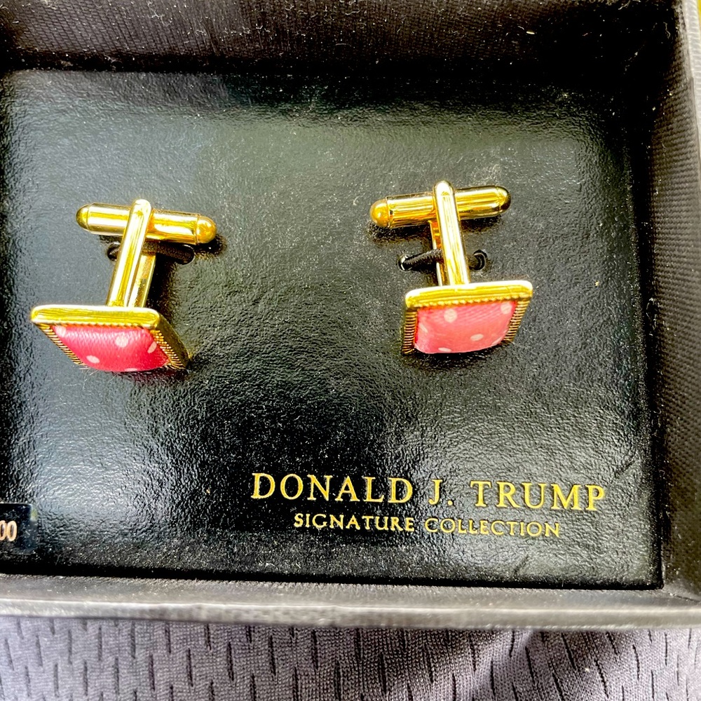 Cuff links for sale trump pink
